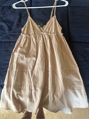 Target Girls Beige Tan Spaghetti-Strap Sundress